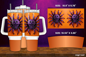 Inflated Halloween Tumbler Wrap