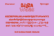 Bizza Walls, a Script Font by Marvadesign (Thumbnail 10 of 11)