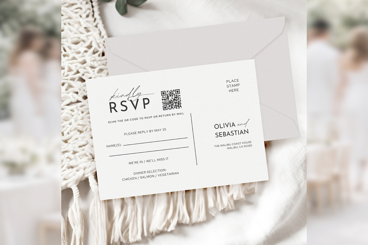 Botanical Invitation Canva bd011, an Invitation Template by TyphoonStudio (Photo 5 of 10)