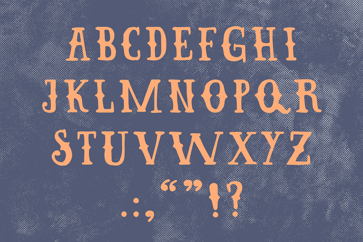 WARPATH Typeface preview 3