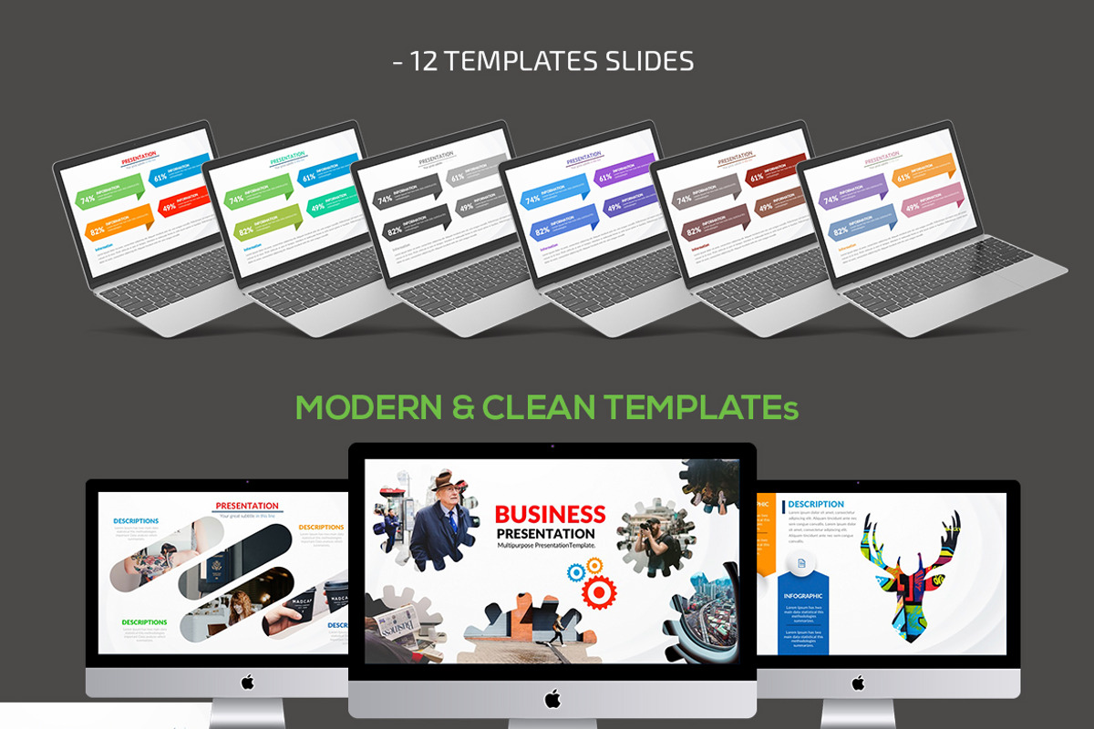 Business Powerpoint Presentation, a Presentation Template by Graphicgo
