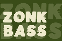 ZONK BASS SPEED FONT