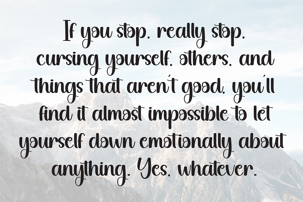 Sunday | Script Font, a Handwritten Font by Scratchones (Photo 6 of 8)