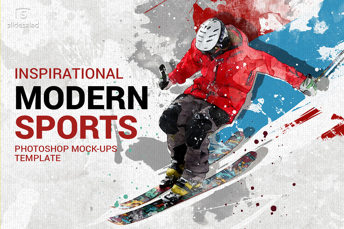 Top Modern Sports Photoshop Mock-Ups, an Action Add-On by SlideSalad (Photo 1 of 37)
