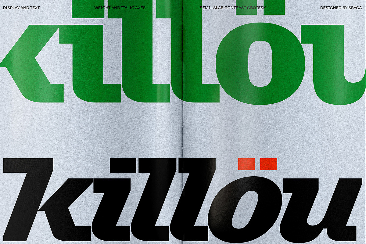 Killou, a Sans Serif Font by Sryga (Photo 1 of 8)