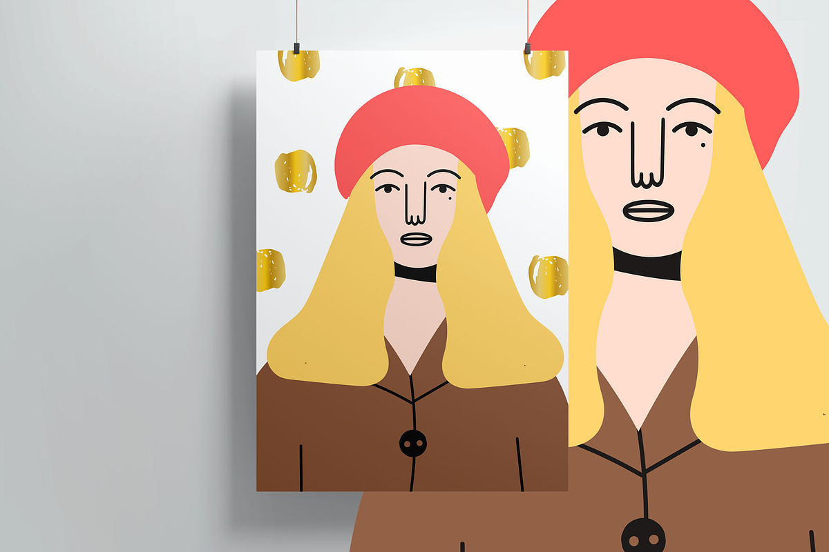 Women. Vector and raster graphics., a Person Illustration by Oliana Moroz (Photo 13 of 19)