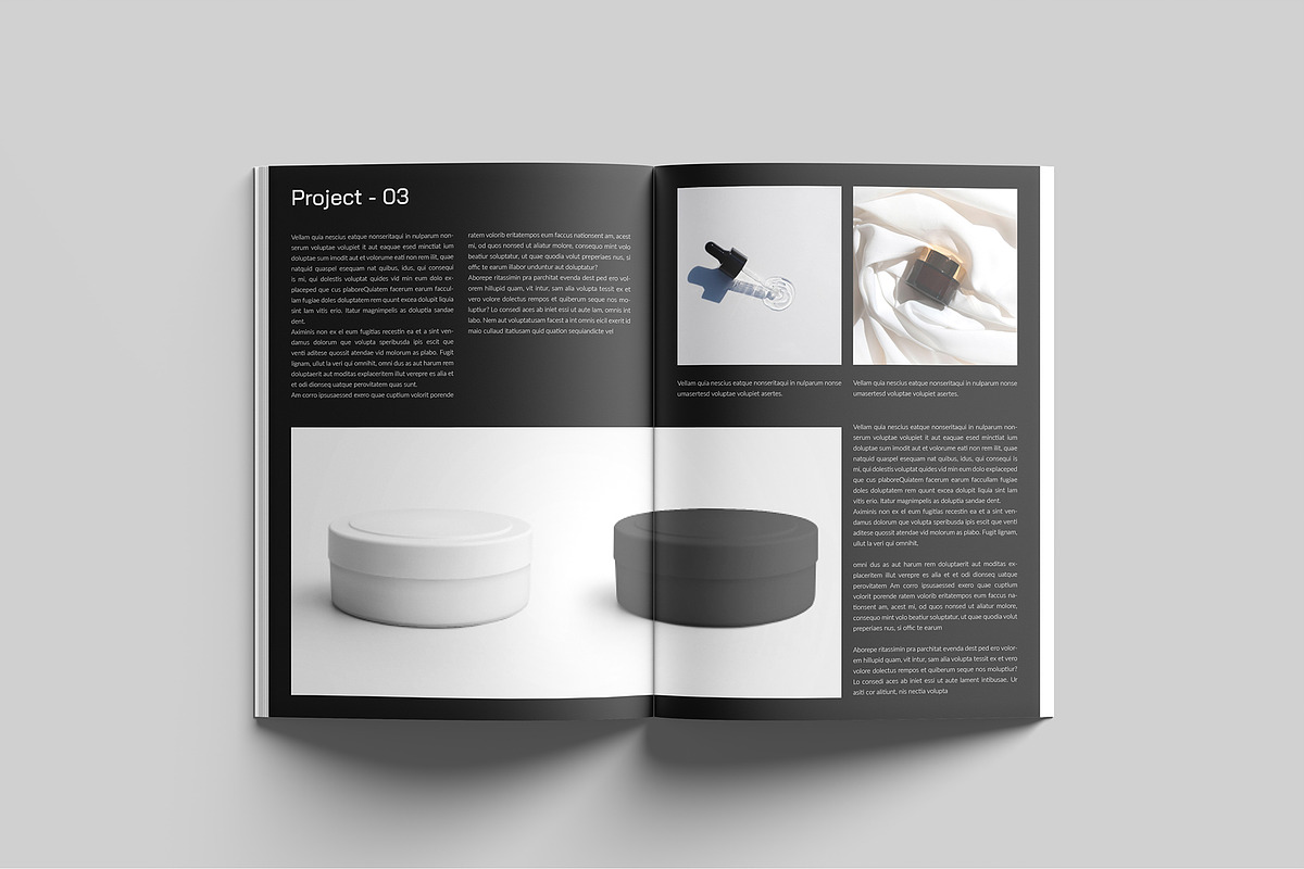 Fashion & Minimal Portfolio Template, a Magazine Template by GoldenGrid Studio (Photo 5 of 10)