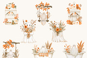 Cute Ghost Halloween Clipart Bundle, a Seasonal Illustration by BusyDaydesign (Thumbnail 2 of 9)