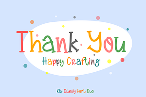 Kid Candy - Palyful Font Duo