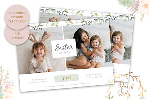 PSD Photo Session Card Template 50