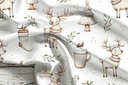Christmas Reindeer seamless pattern, a Pattern Graphic by Kreeya Art Shop (Thumbnail 14 of 15)
