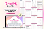 2024 Productivity Planner, a Print Template by PlannersByBee (Thumbnail 1 of 3)
