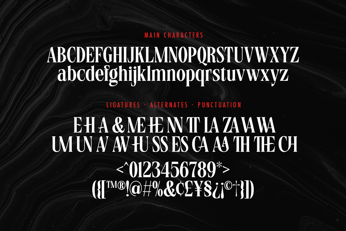 Merisca - Modern Condensed Serif, a Serif Font by Pixesia Studio (Photo 13 of 13)