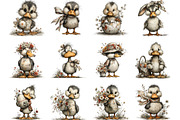 Whimsical Easter Duck Clipart, an Illustration by Designking (Thumbnail 3 of 5)