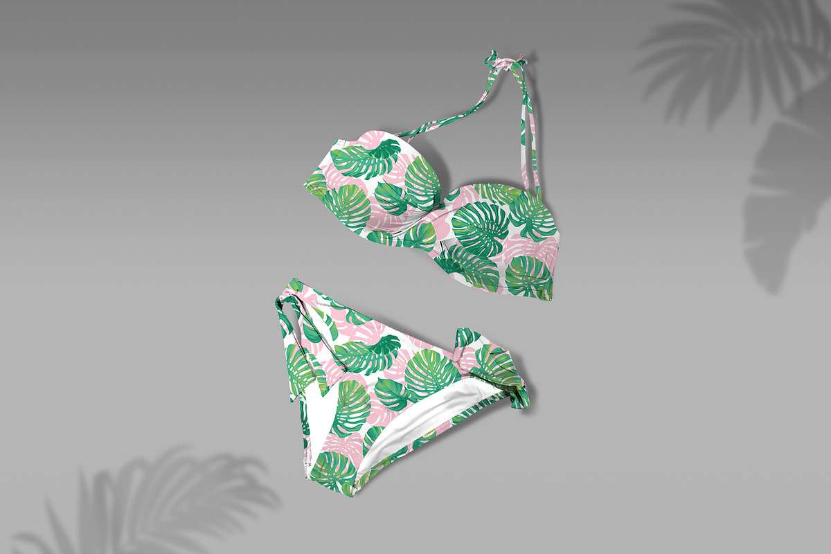 Tropical design. Monstera leaves., a Pattern Graphic by Anna Smirnova (Photo 6 of 11)
