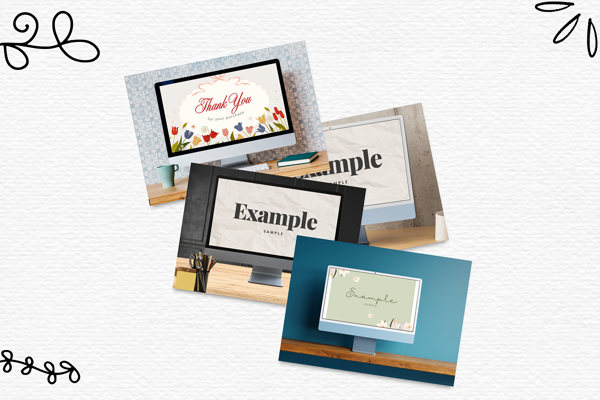 Mac Computer Canva Templates Bundle, a Marketing Template by Wicked Creative (Photo 12 of 14)