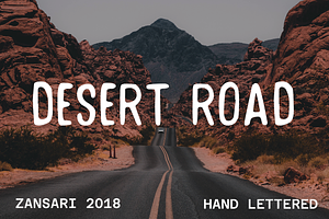 Desert Road Hand-drawn Font