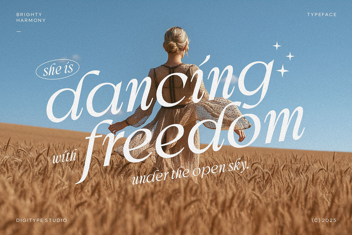 Brighty Harmony | Serif font family, a Font by Digitype Studio (Photo 14 of 15)