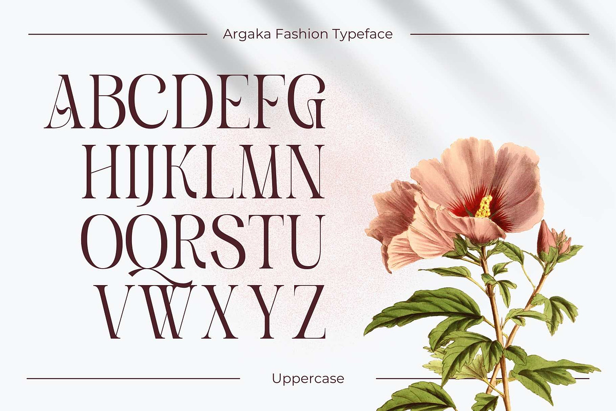 Argaka Fashion - Modern Serif, a Serif Font by Nirmana Visual (Photo 5 of 10)