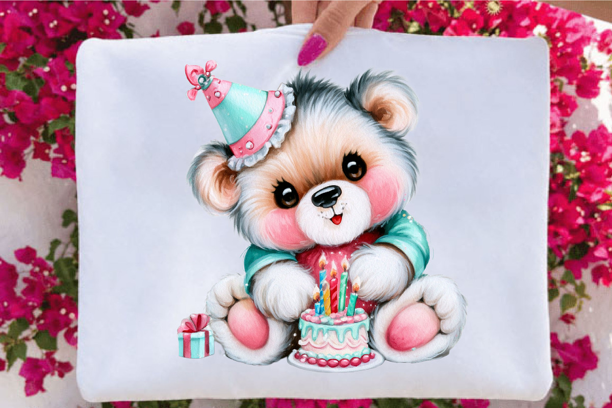 Whimsical Birthday Animals Clipart, a Seasonal Illustration by SVGArt (Photo 5 of 5)