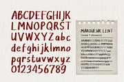 Marqueur Lent Soft Marker Font, a Handwritten Font by Perplexitics (Thumbnail 10 of 10)