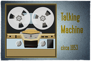 Vintage RCA Victor Recorder, an Object Illustration by Salt & Light Creative