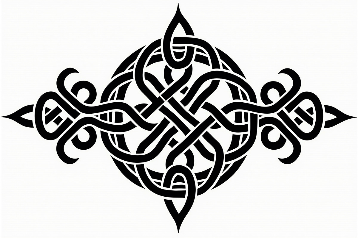 Celtic Tribal Tattoo Knot Bundle, an Illustration by hafijul (Photo 4 of 5)