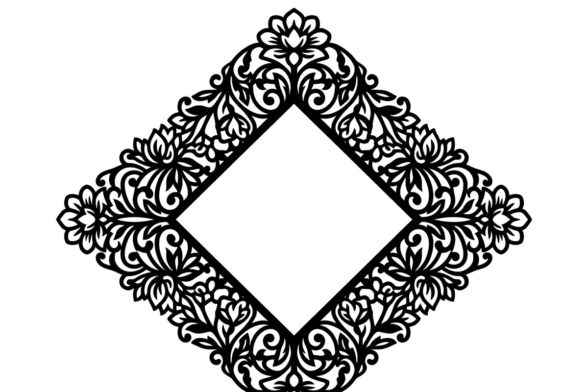60 Romantic Diamond Wall Floral, a Decorative Illustration by Amazin_art (Photo 44 of 45)