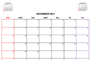 Calendar Planner 2021, a Flyer Template by art789 studio (Thumbnail 11 of 13)