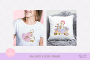 Self Love Silly Goose Clipart, an Animal Illustration by Blumensdiary (Thumbnail 5 of 6)