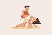 Lifeguard Beach Illustration, an Object Graphic by Jump Studio (Thumbnail 14 of 16)