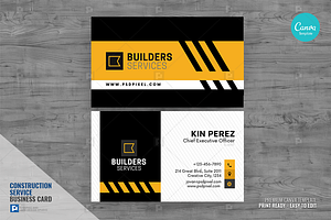 Construction Canva Business Card 16