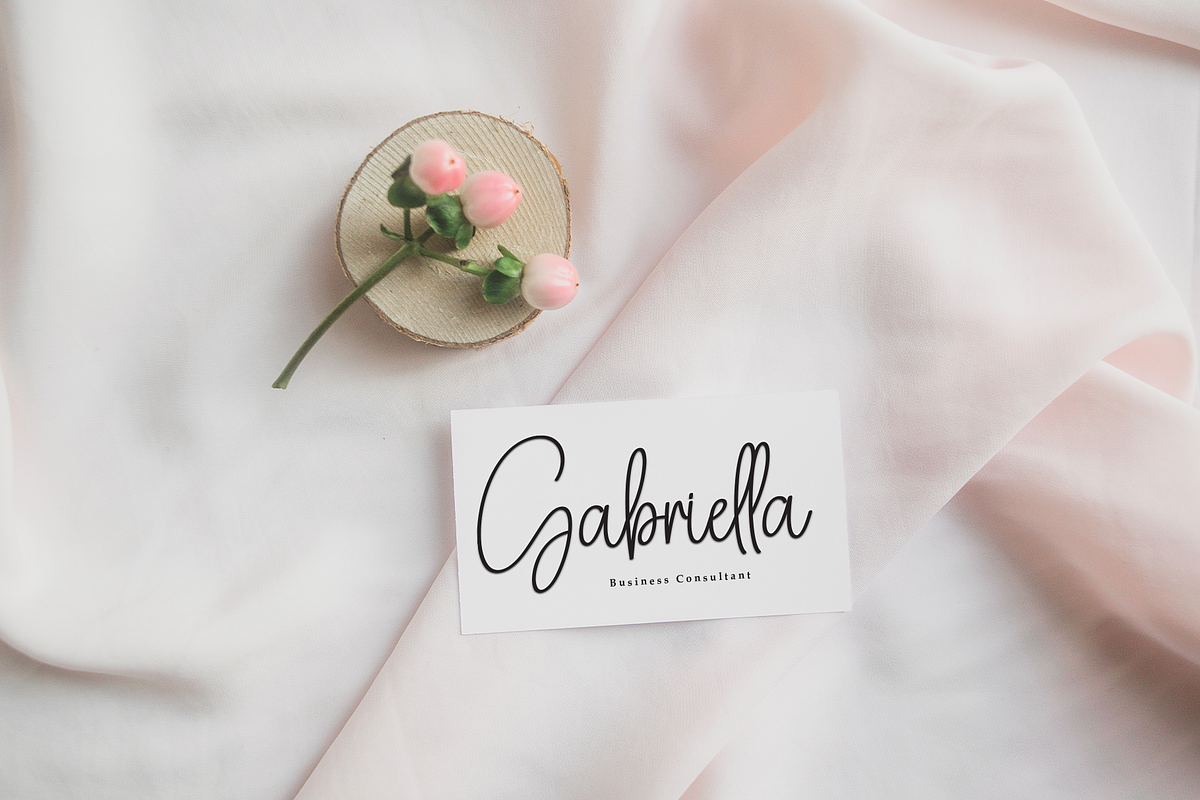 Samanta Signature | Script Font, a Handwritten Font by Scratchones (Photo 3 of 8)