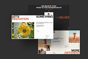 Qxy Brand Portfolio Template, a Presentation Template by Studio Artisan (Thumbnail 3 of 9)