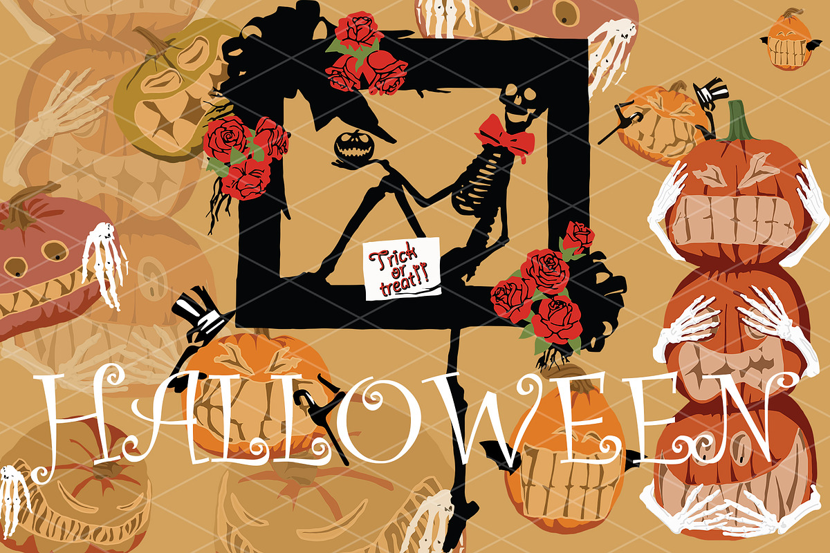Halloween Clipart, an Object Graphic by Drawwell (Photo 4 of 5)