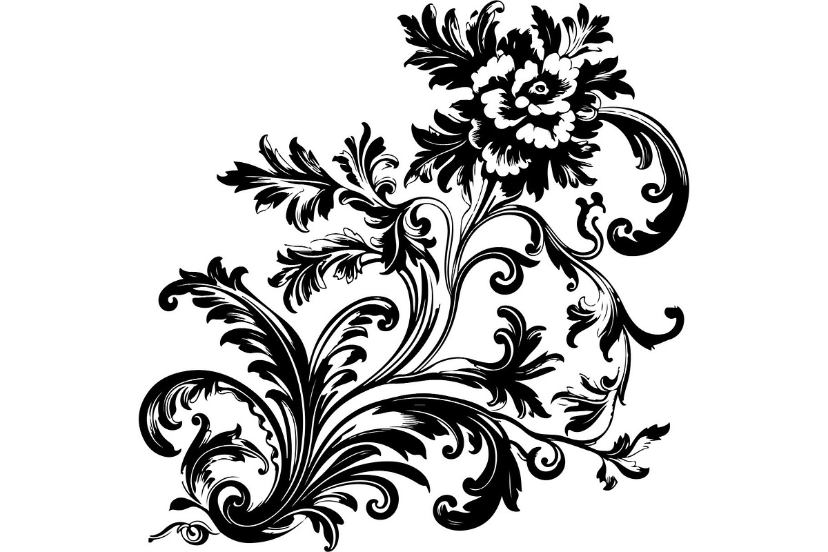 Victorian Floral Damask Ornament, an Object Graphic by Gfx_Store (Photo 20 of 32)