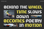 Tracker – Modern Racing Display Font, a Sans Serif Font by Brand Earth (Thumbnail 3 of 7)