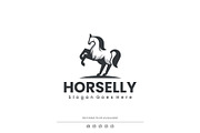 Minimalist Horse Logo Design, a Branding & Logo Template by Artnivora.Std (Thumbnail 1 of 2)