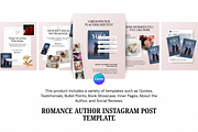 Romance Author Canva Instagram, a Marketing Template by Snapybiz (Thumbnail 8 of 10)