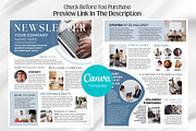 Canva Newsletter Template, a Stationery Template by PixelCraft (Thumbnail 2 of 15)