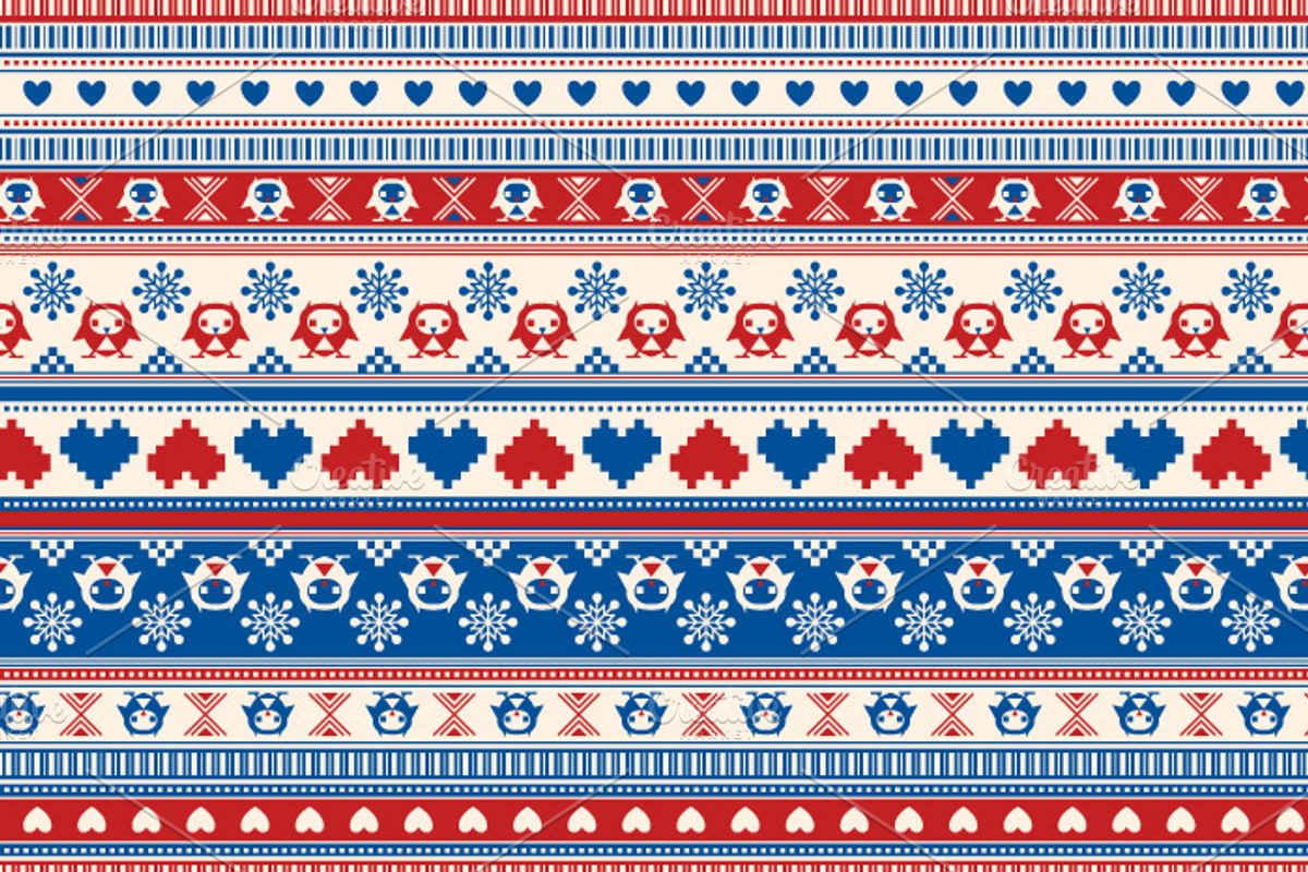 Winter sweater seamless ornament., a Pattern Graphic by kite-kit (Photo 2 of 5)