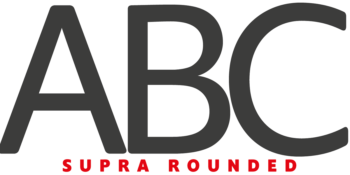 Supra Rounded, a Sans Serif Font by Wiescher-Design (Photo 3 of 6)