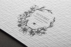 Vintage Wedding Design Set