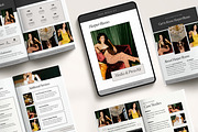 Influencer Media Kit Canva Templates, a Presentation Template by Fallon Gerst (Thumbnail 2 of 12)
