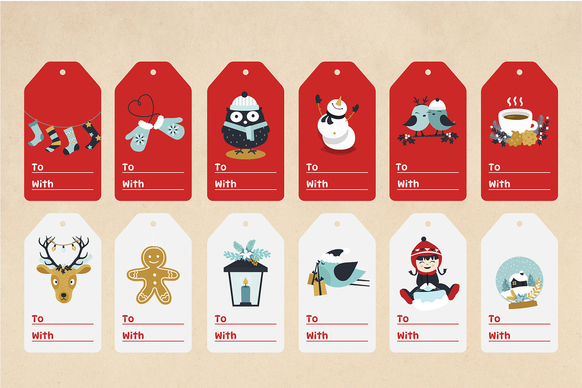 Christmas Card Templates & Elements, a Card Template by Uncarving (Photo 5 of 11)