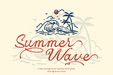 Summer Wave - Handwritten Script