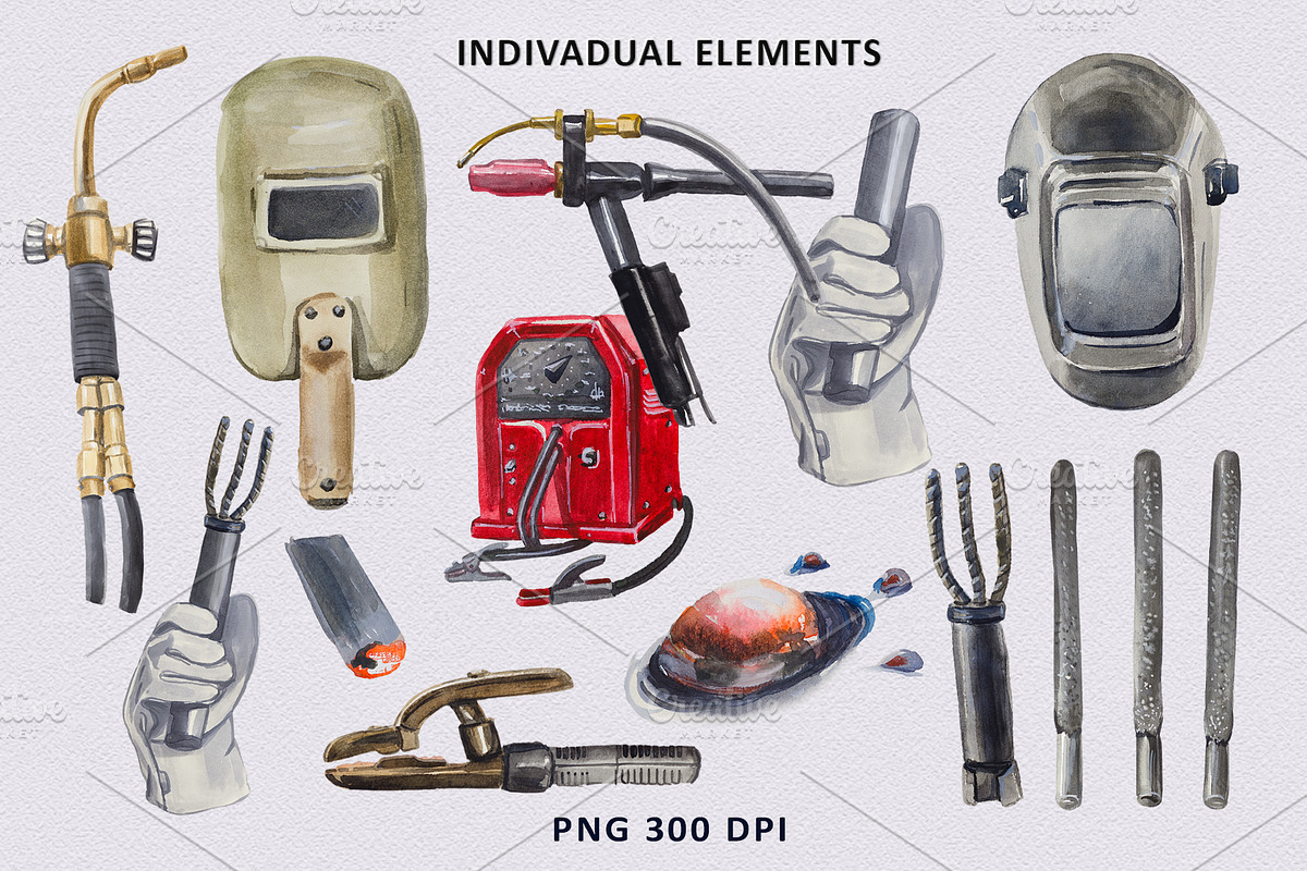 Welding set, an Object Illustration by Design X0