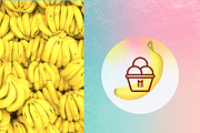 Watercolor Bananas Illustration Set, a Food Illustration by Olexandra Mur (Thumbnail 7 of 9)