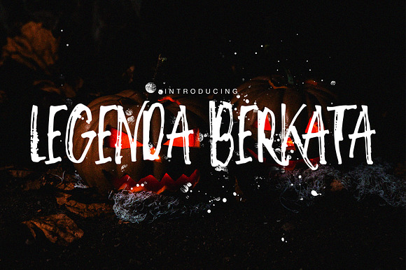 Legenda Berkata Rough Font preview 7