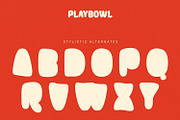 Playbowl, a Symbol Font by Nathatype (Thumbnail 8 of 10)